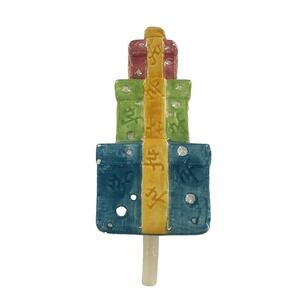 RARE Nora Fleming RETIRED Mini Stack of Presents with NF CHIPPED SEE PHOTOS